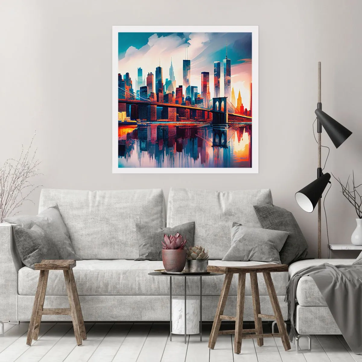 Plakát - Famózní New York - 40x40 cm