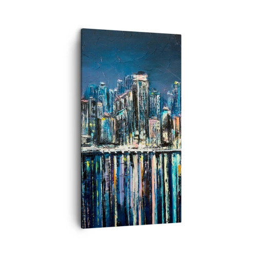 Obraz na plátně - Kaskáda světel - 45x80 cm