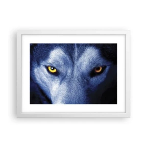 Plakát v bílém rámu - Fascinující pohled - 40x30 cm