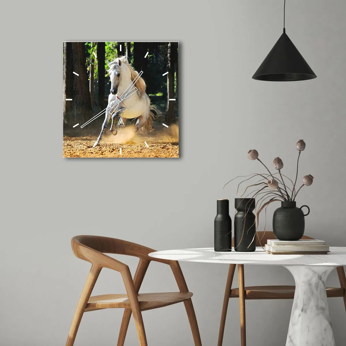 Nástěnné hodiny - Jako z fantasy románu - 30x30 cm