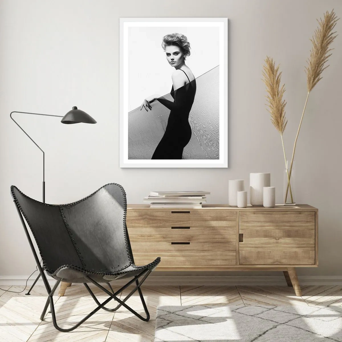 Plakát v bílém rámu - Magnetický pohled - 61x91 cm