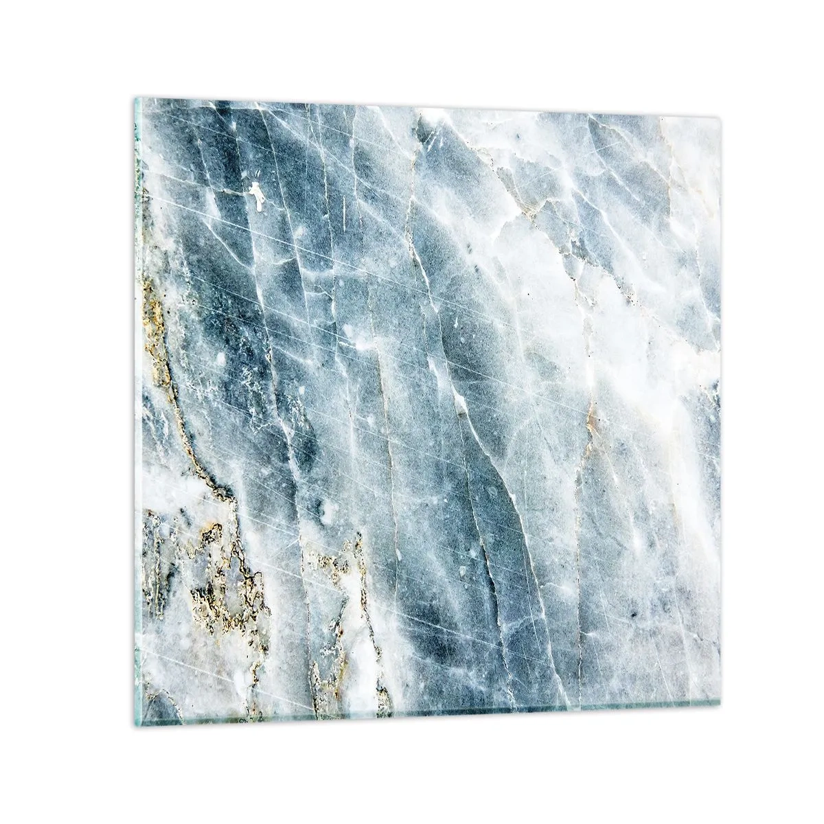 Obraz na skle - Ledový svět - 40x40 cm