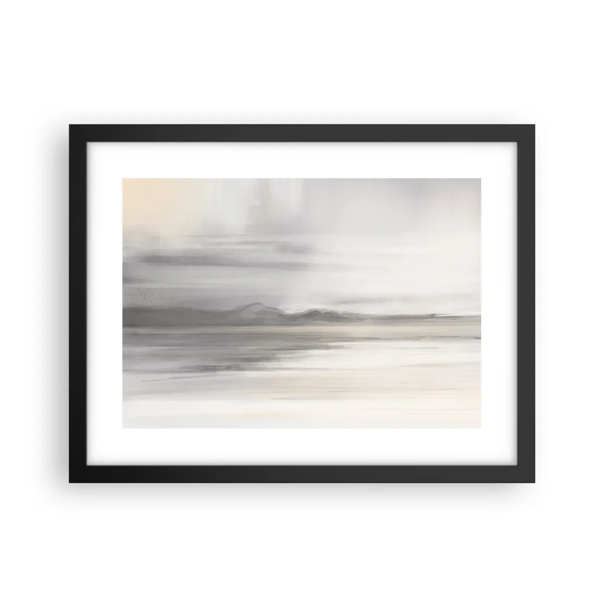 Plakát v černém rámu - Zamyšlená dálka - 40x30 cm