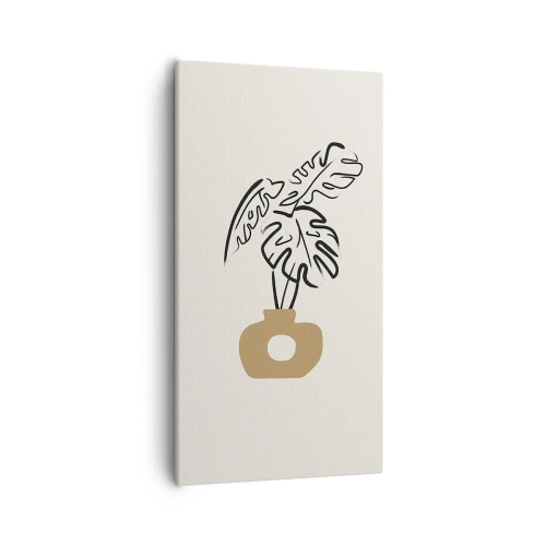 Obraz na plátně - Monstera – ozdoba pro domácnost - 55x100 cm