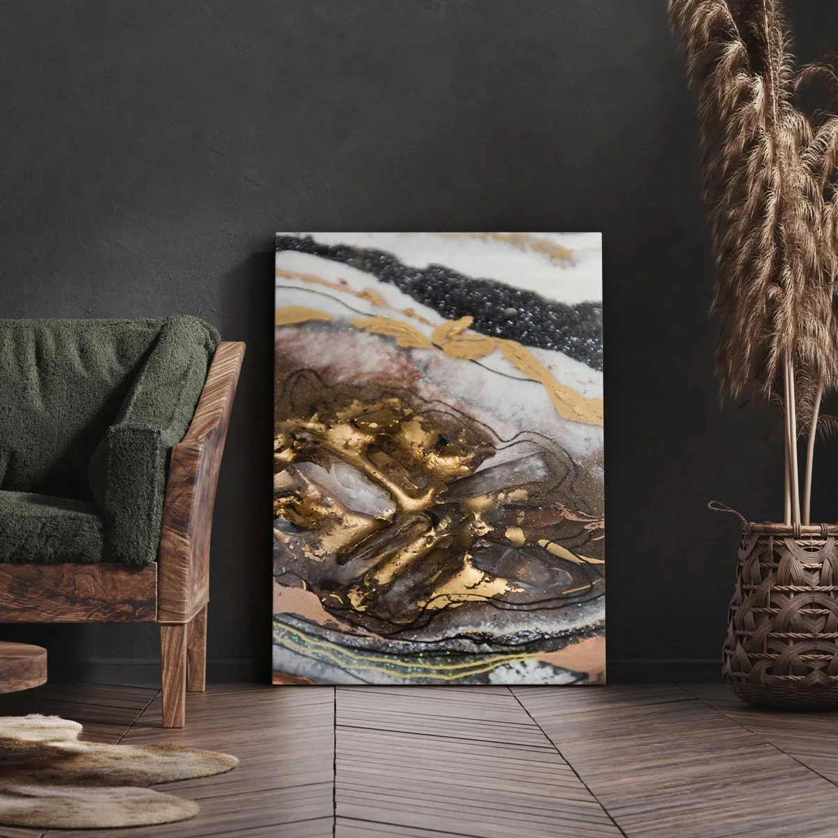 Obraz na plátně - Prvek země - 65x120 cm