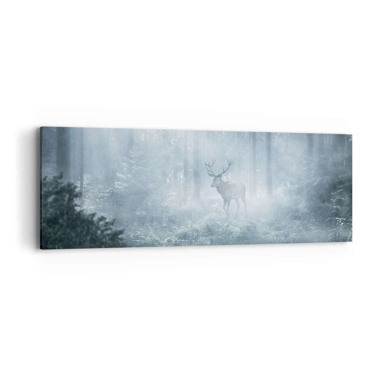 Obraz na plátně - Ranní obchůzka sídliště - 90x30 cm