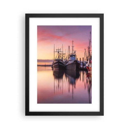 Plakát v černém rámu - Před dalším dnem - 30x40 cm
