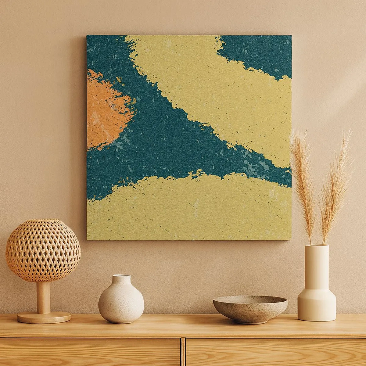 Obraz na plátně - Abstrakce – zpomalený pohyb - 30x30 cm