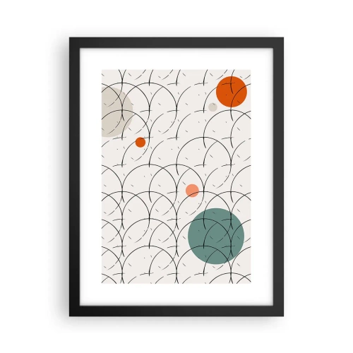 Plakát v černém rámu - V duchu pop-artu - 30x40 cm