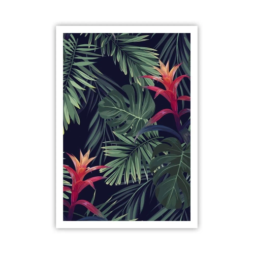 Plakát - Vzplanout v zeleném - 70x100 cm