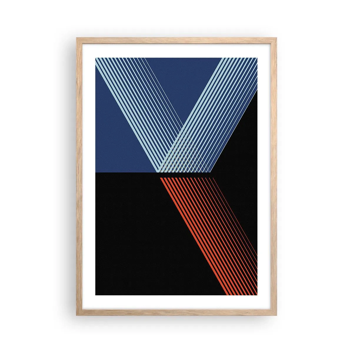 Plakát v rámu světlý dub - Jednoduchý příběh - 50x70 cm