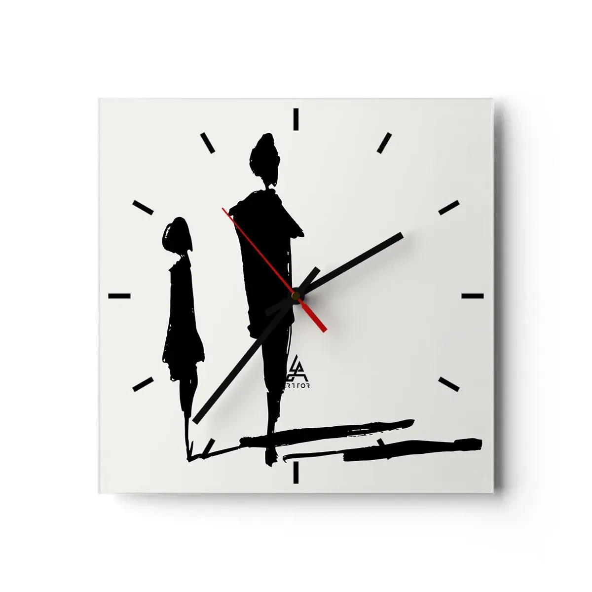 Nástěnné hodiny - Určitě spolu? - 30x30 cm