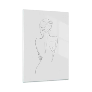 Obraz na skle - Hudba těla - 50x70 cm