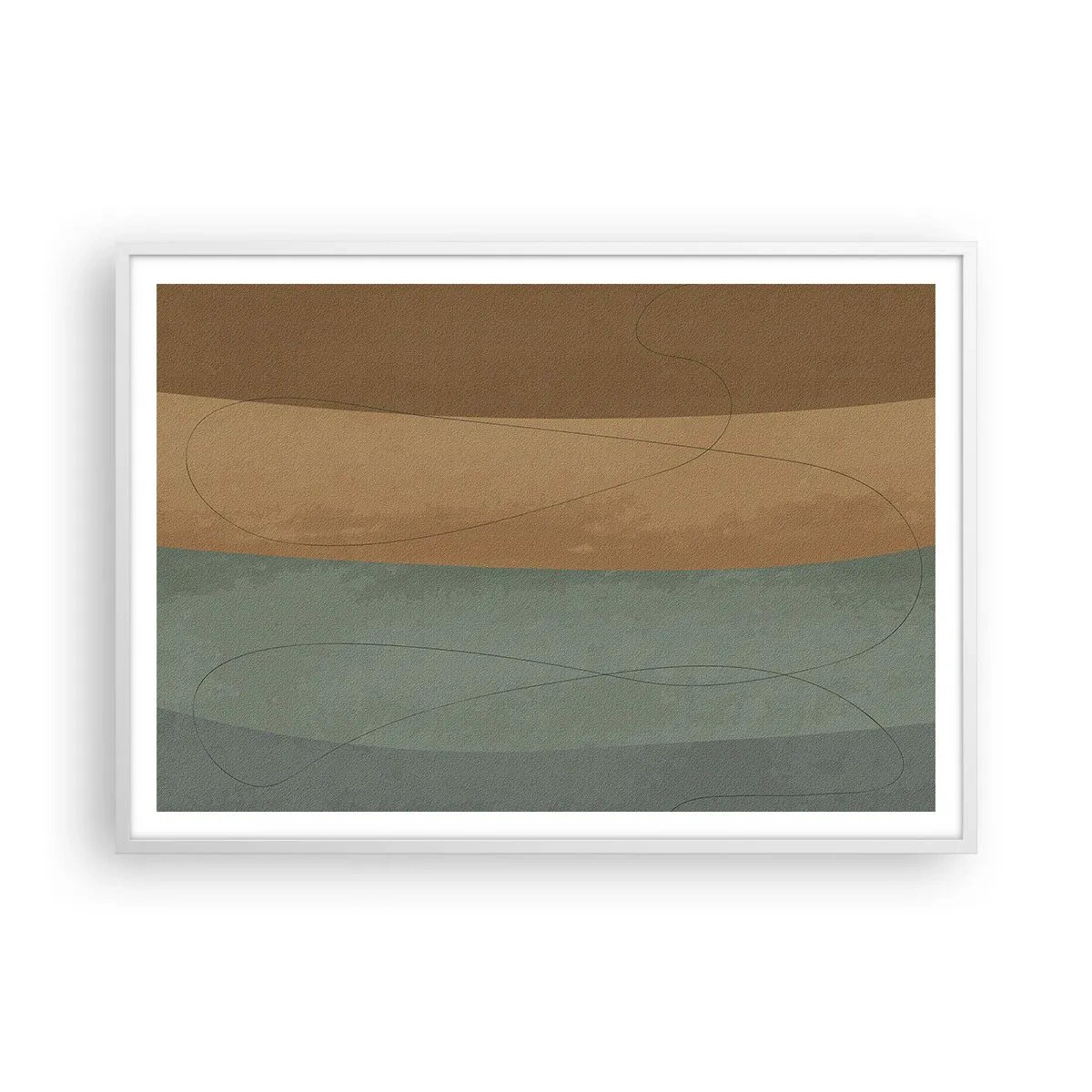 Plakát v bílém rámu - Horizontální kompozice - 100x70 cm