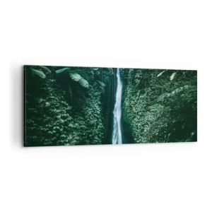 Obraz na plátně - Tropický pramen - 100x40 cm