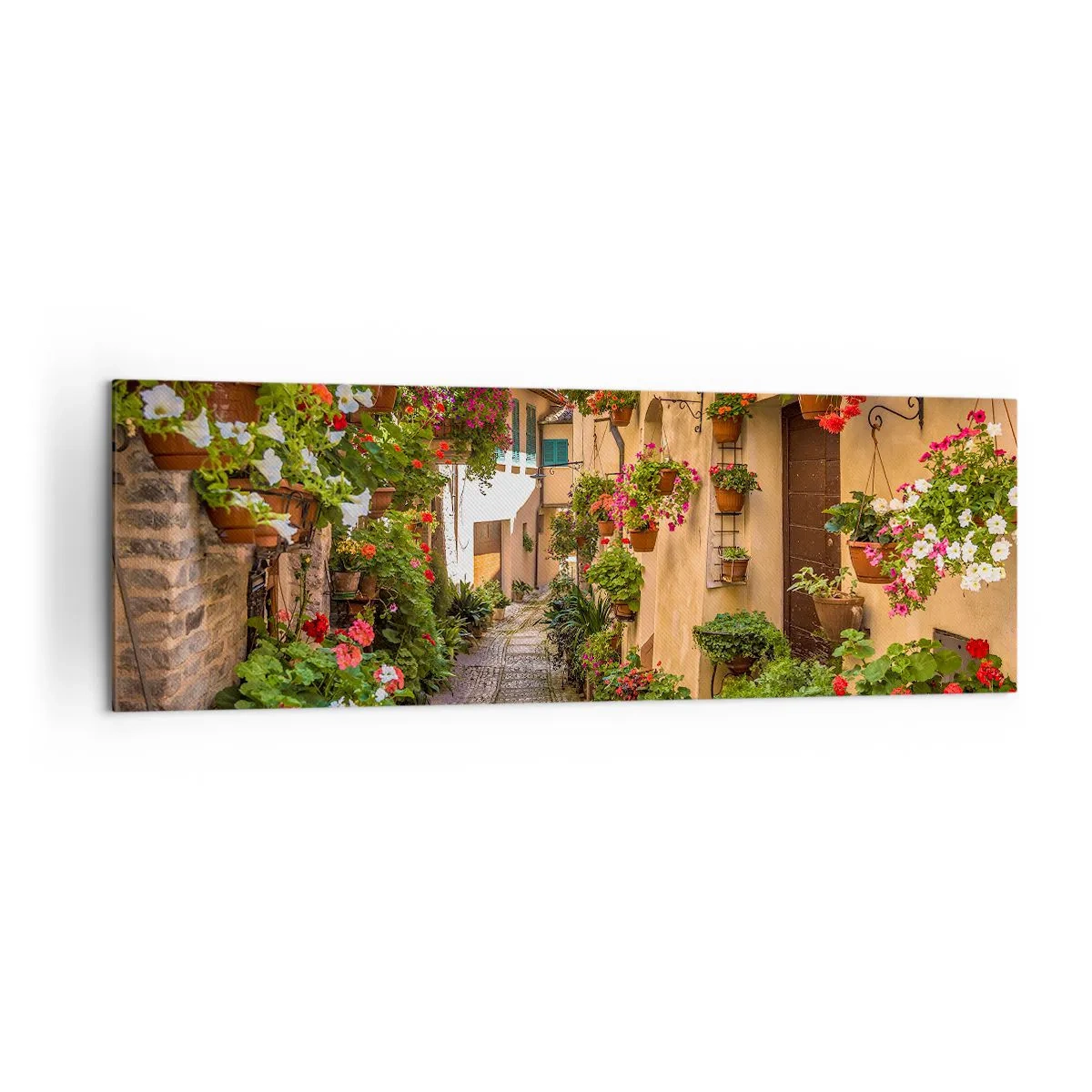 Obraz na plátně - Italské zákoutí - 160x50 cm