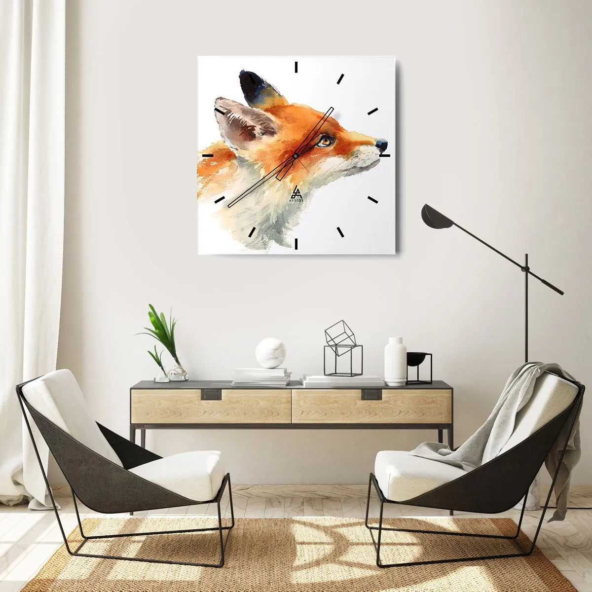 Nástěnné hodiny - Opatrnosti není nikdy dost - 40x40 cm