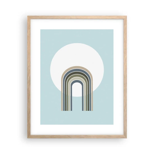 Plakát v rámu světlý dub - Neodolatelná přitažlivost - 40x50 cm