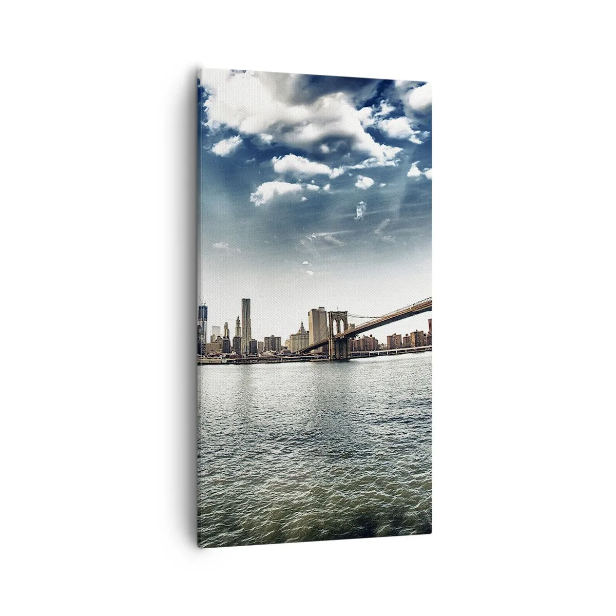 Obraz na plátně - Skleněný ostrov - 55x100 cm