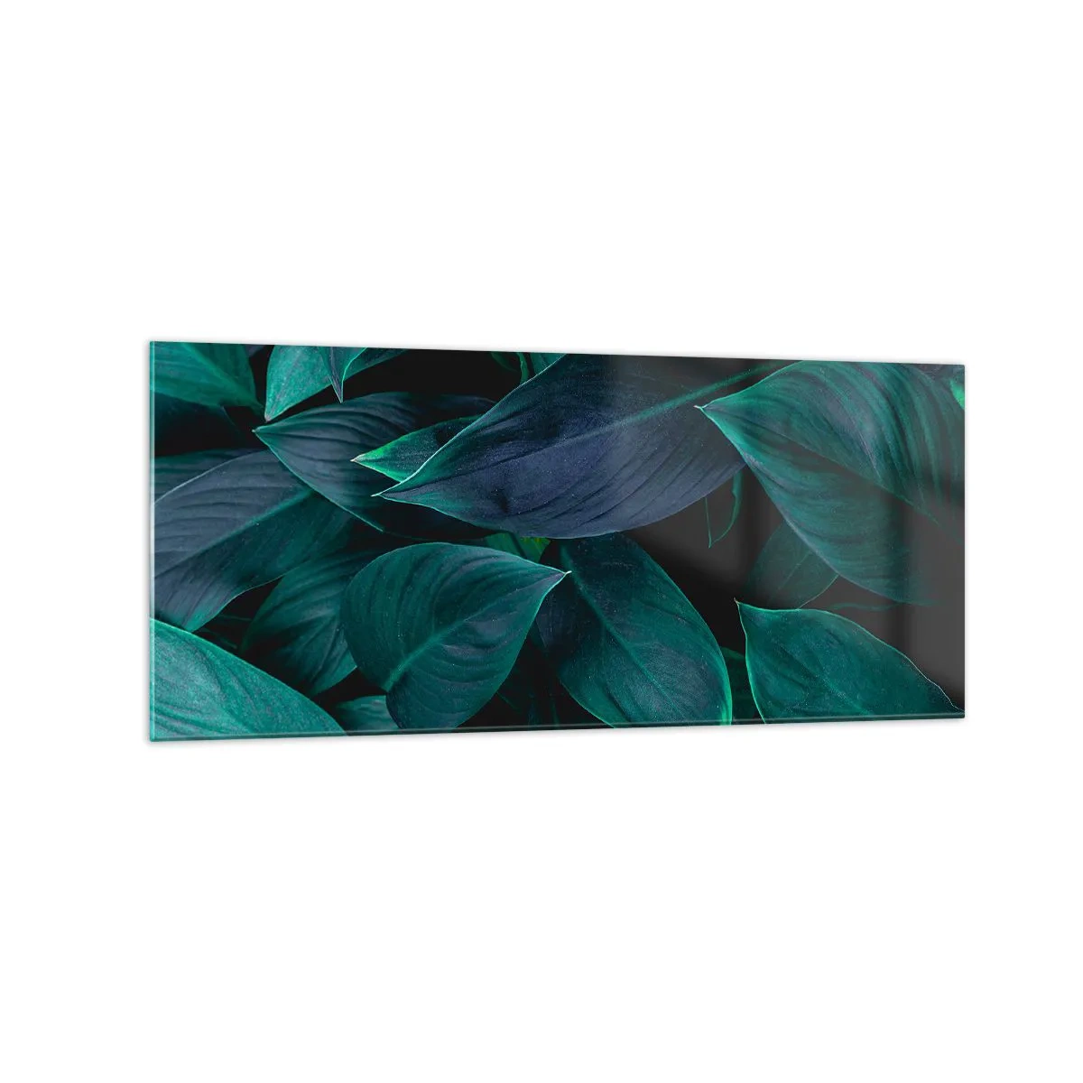 Obraz na skle - Zeleň sama o sobě - 120x50 cm