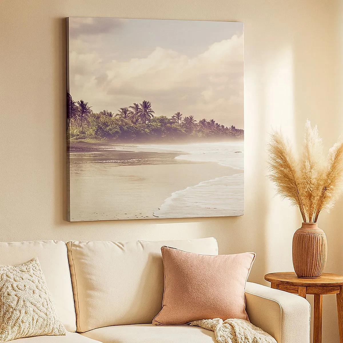 Obraz na plátně - Pohlazení vln - 30x30 cm