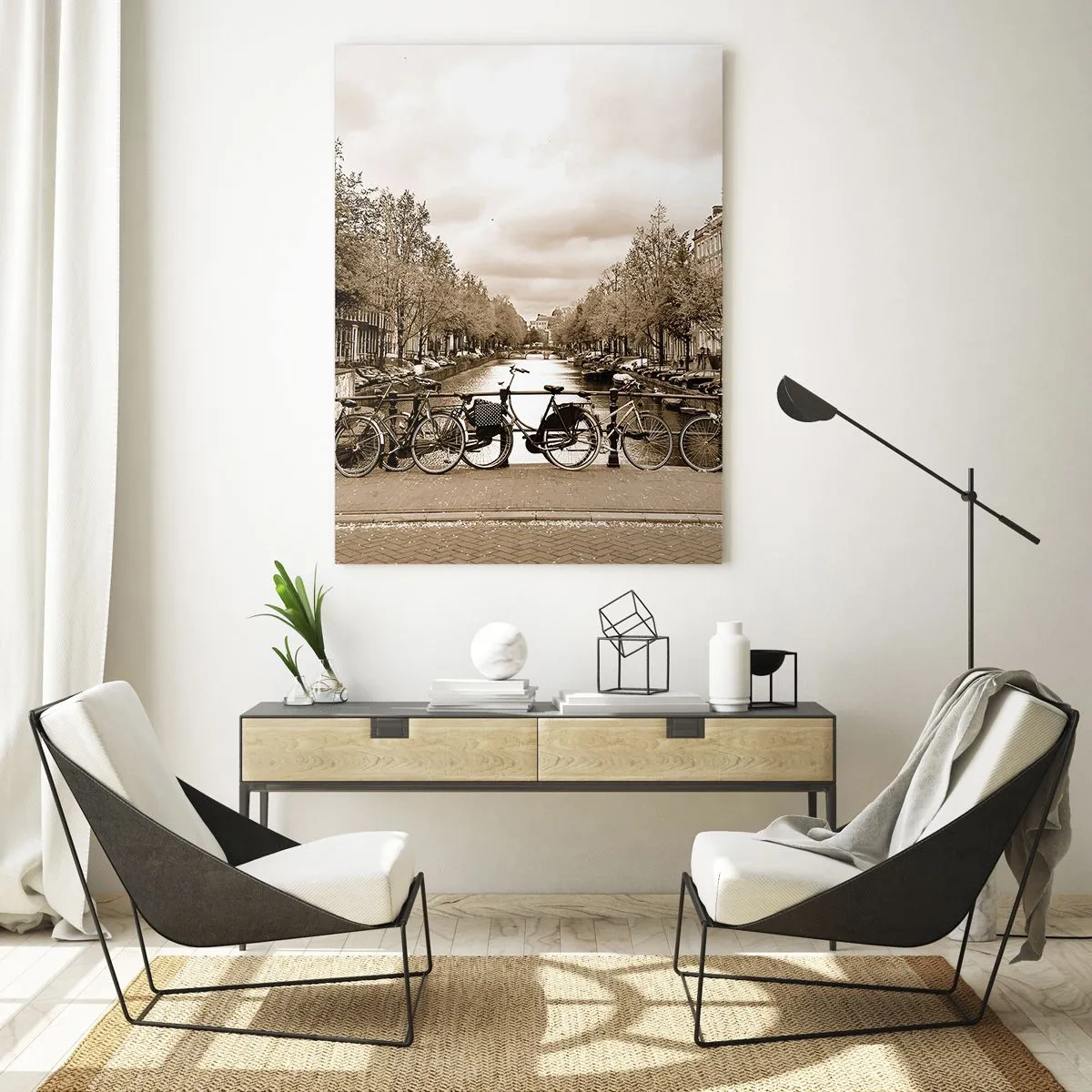Obraz na skle - Nizozemské klima - 50x70 cm