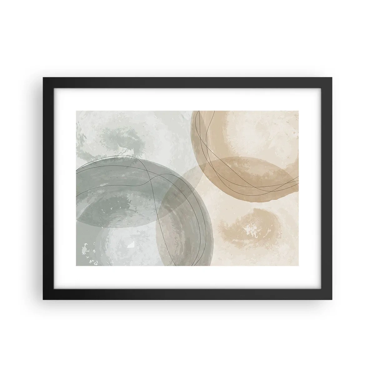 Plakát v černém rámu - Pronikání světů - 40x30 cm