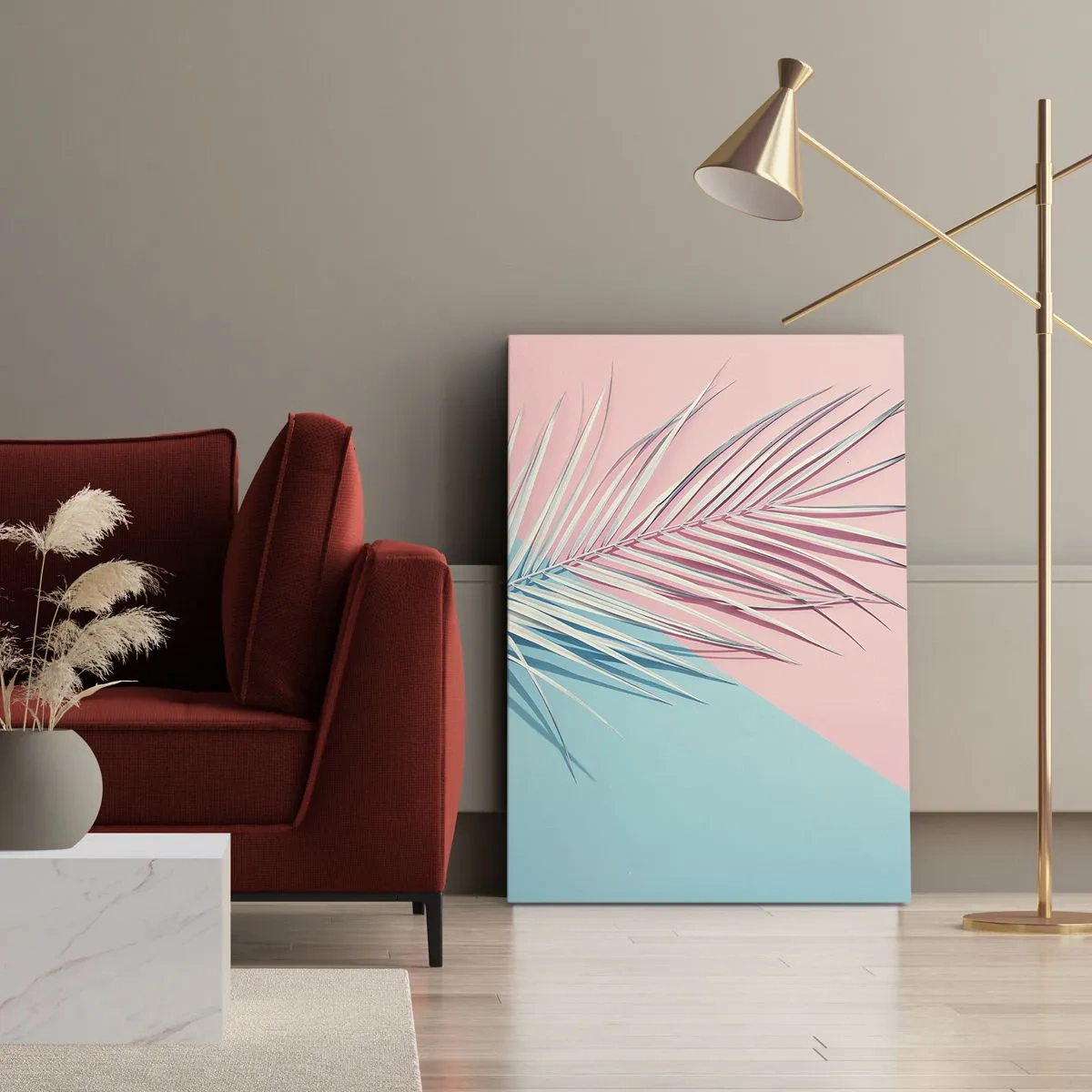 Obraz na plátně - Tropický dojem - 65x120 cm