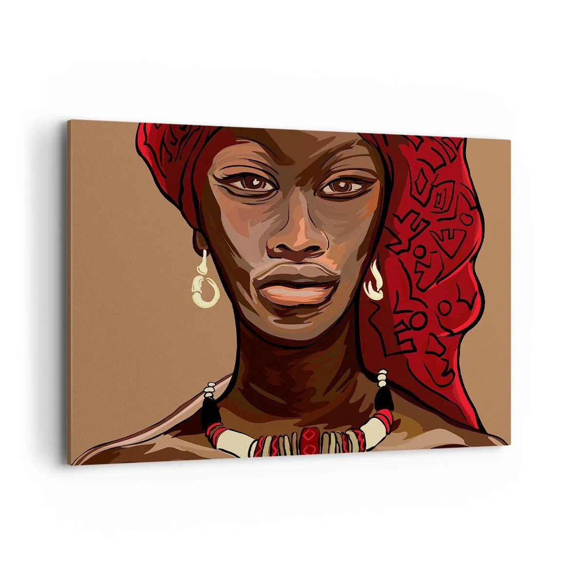 Obraz na plátně - Ebenová Venuše - 120x80 cm