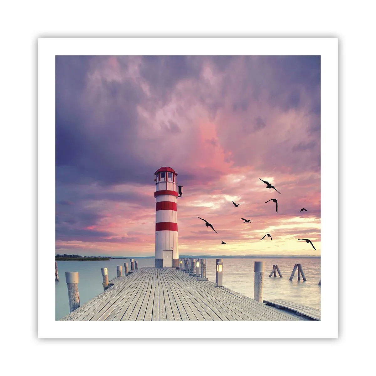 Plakát - Čas jít do přístavu - 60x60 cm