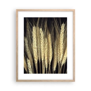 Plakát v rámu světlý dub - Rustikální magie - 40x50 cm