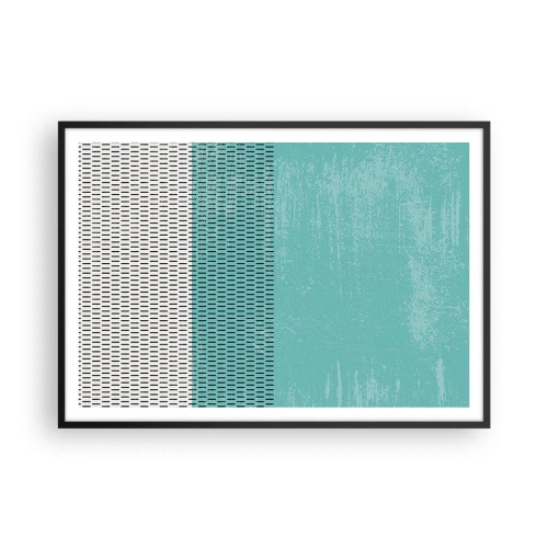 Plakát v černém rámu - Vyvážená kompozice - 100x70 cm