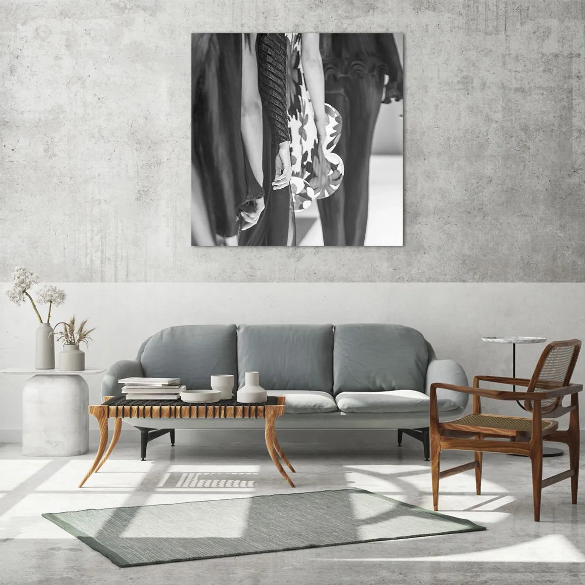 Obraz na skle - Stylový průvod - 60x60 cm