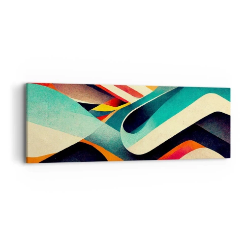 Obraz na plátně - Intenzivní kompozice - 90x30 cm