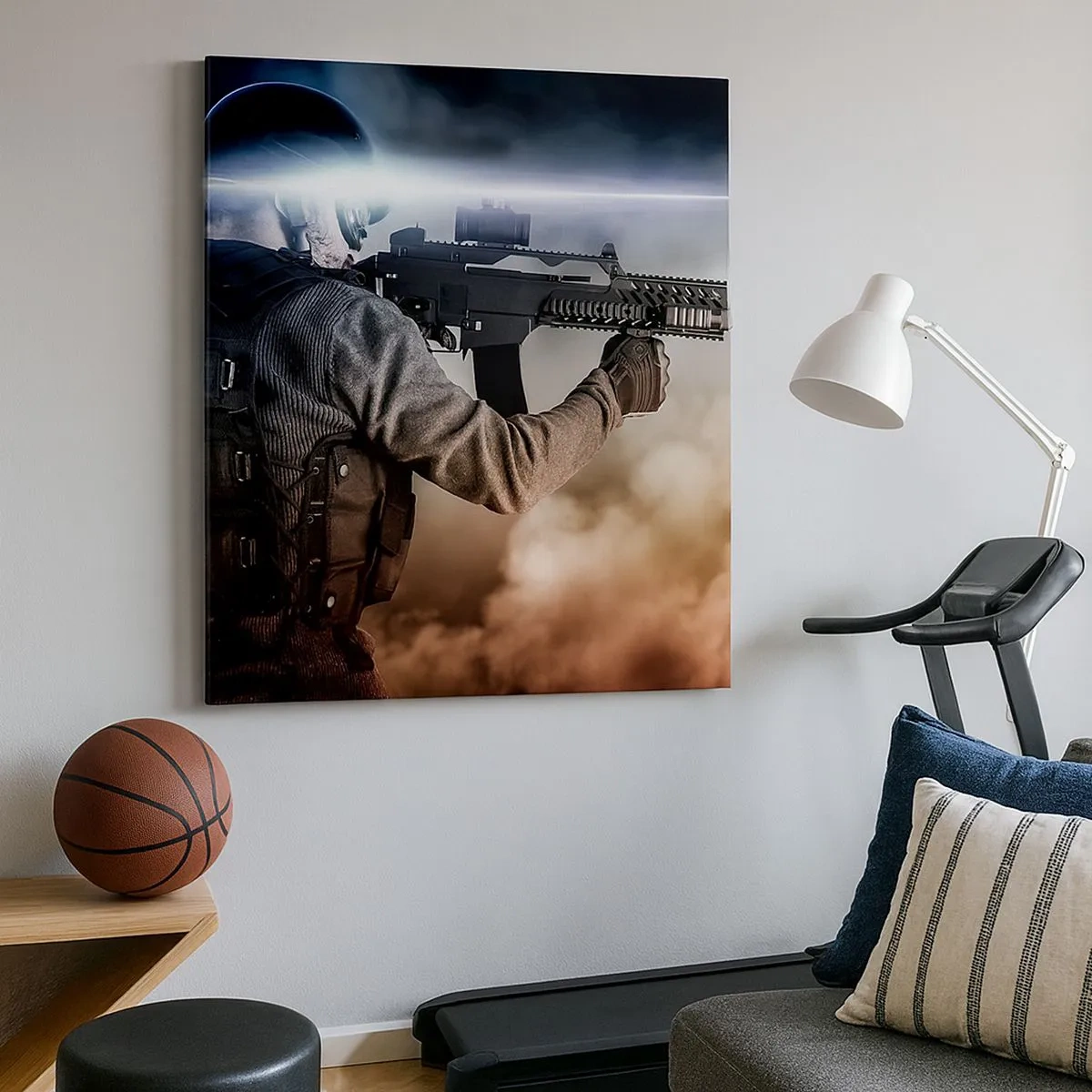 Obraz na plátně - Prostě hrdina - 30x30 cm