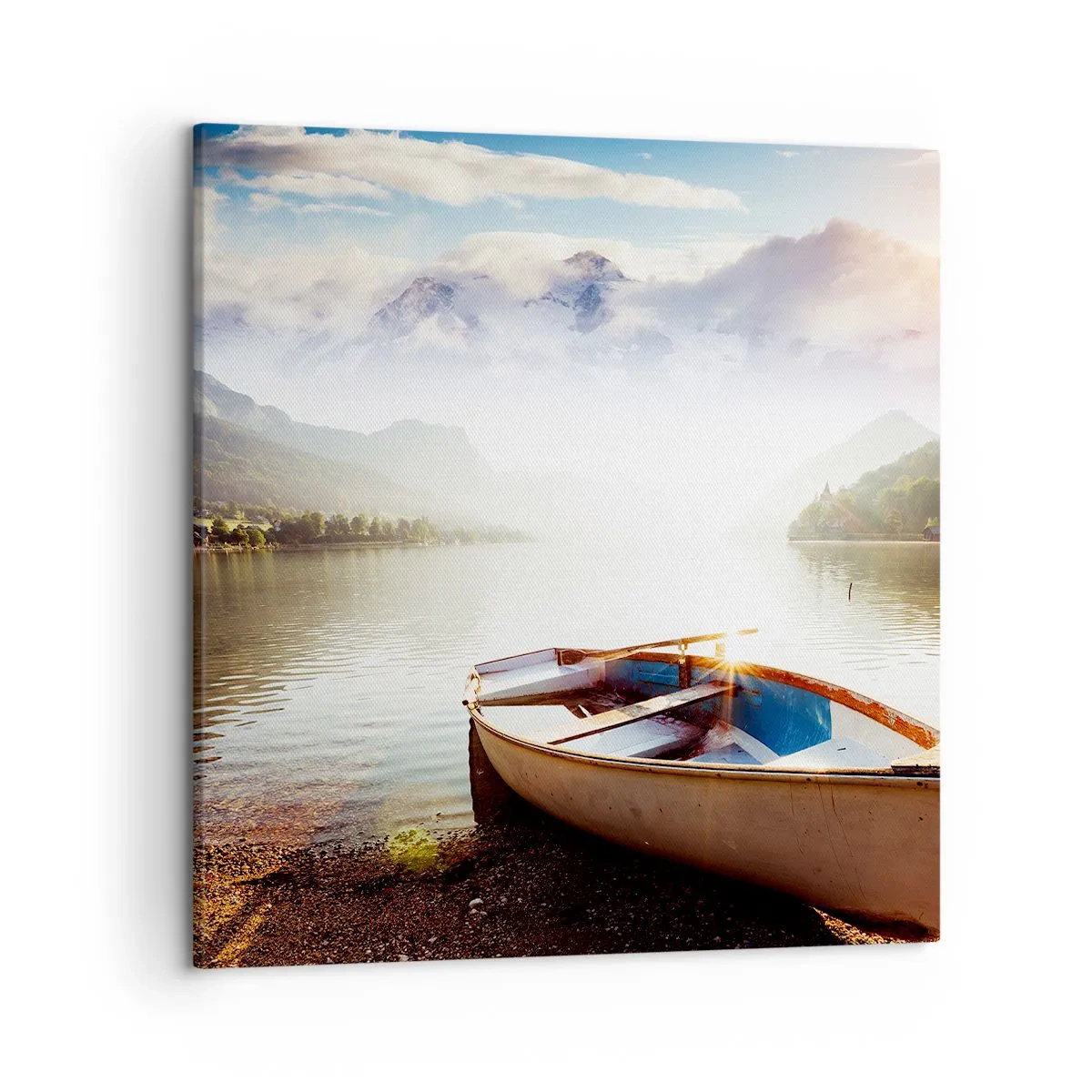 Obraz na plátně - U velké a čisté vody - 50x50 cm