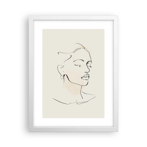 Plakát v bílém rámu - Výrazným tahem - 30x40 cm