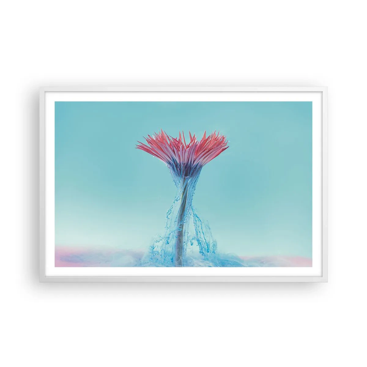 Plakát v bílém rámu - V osvěžujícím objetí - 91x61 cm