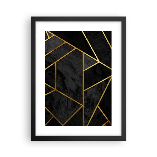 Plakát v černém rámu - Temnota a světlo - 30x40 cm