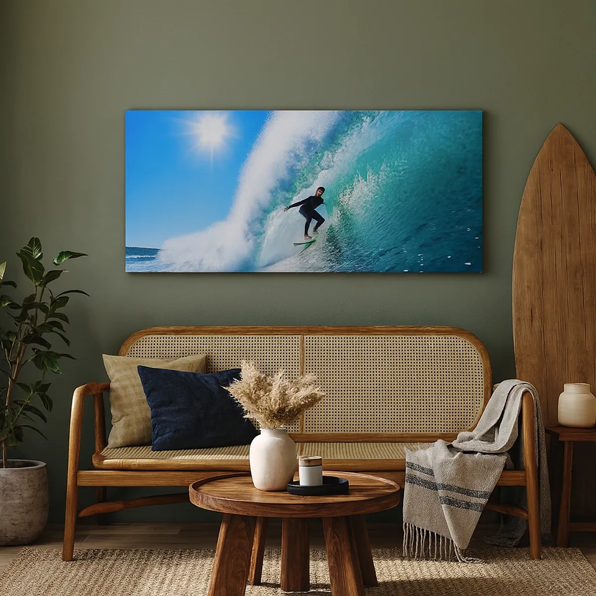 Obraz na plátně - Přes velký blankyt - 30x30 cm