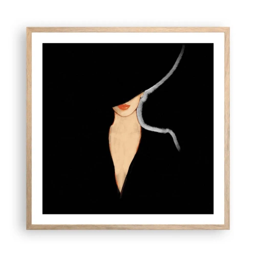 Plakát v rámu světlý dub - Elegance a styl - 60x60 cm