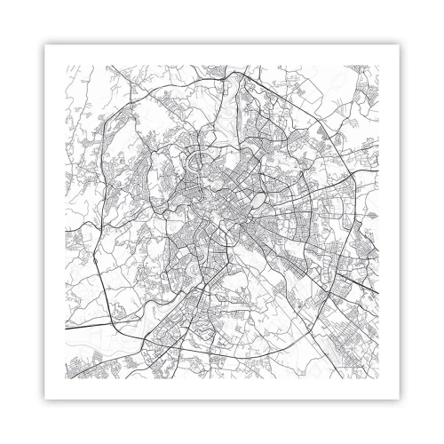 Plakát - Římský kruh - 60x60 cm