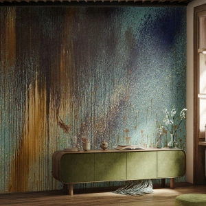 Fototapeta Premium Canvas - Nenáhodná barevná kompozice - Abstrakce, Průmyslový, Malovat - 250x175 cm