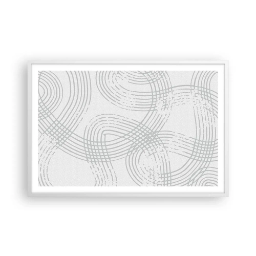 Plakát v bílém rámu - Snadné východisko neexistuje - 91x61 cm