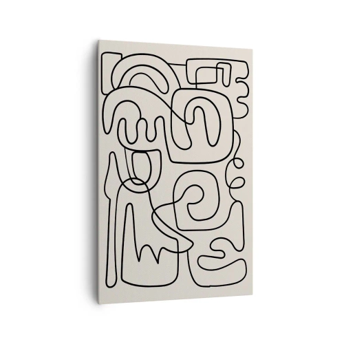 Obraz na plátně - Podle stopy - 80x120 cm