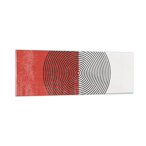 Obraz na skle - Přesný zásah - 90x30 cm