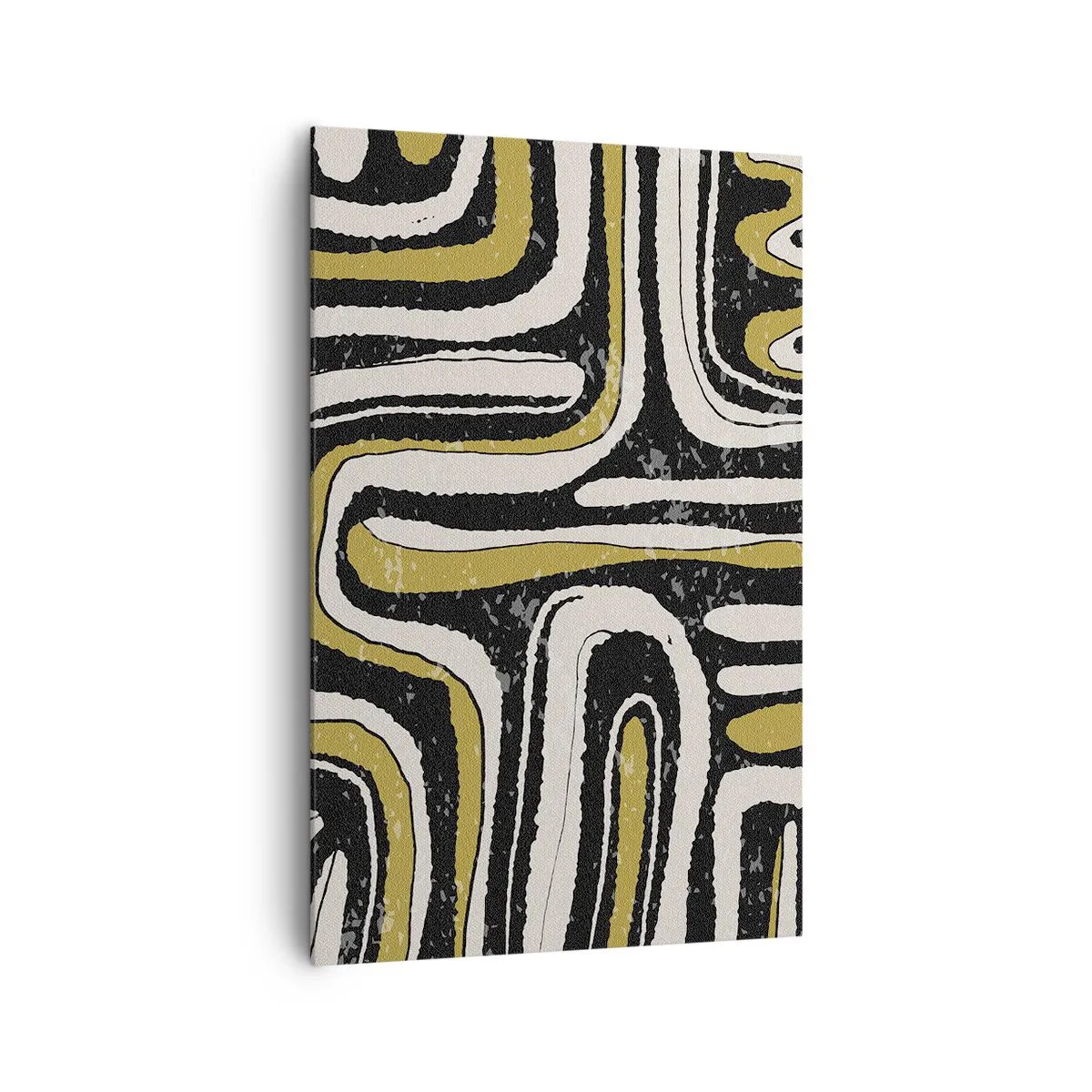 Obraz na plátně - Kompozice: trakty a uličky - 80x120 cm