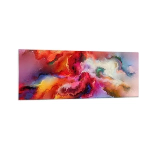 Obraz na skle - Jak zachytit sny - dým - 140x50 cm