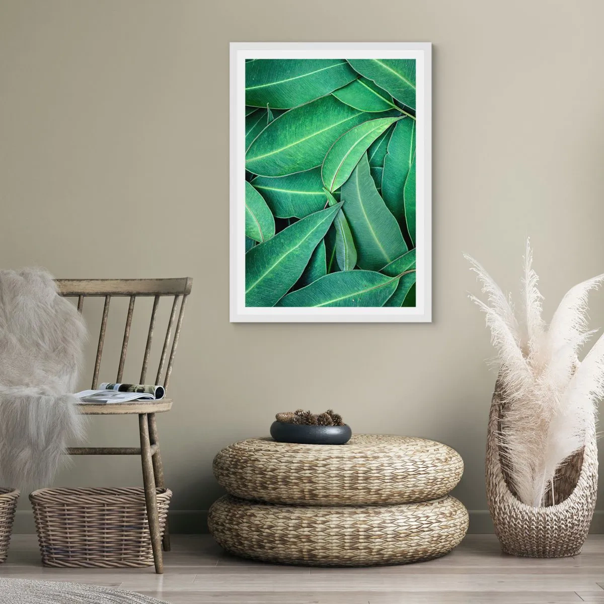 Plakát v bílém rámu - Šťavnaté a svěží - 30x40 cm