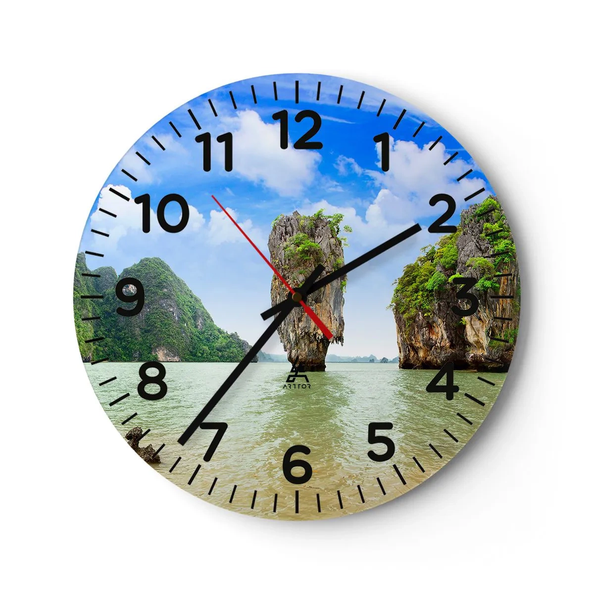 Nástěnné hodiny - Skalní divy přírody - 40x40 cm